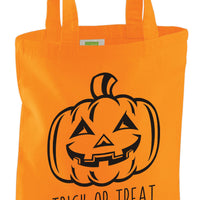 Mini sac fourre-tout Halloween citrouille Trick or Treat 