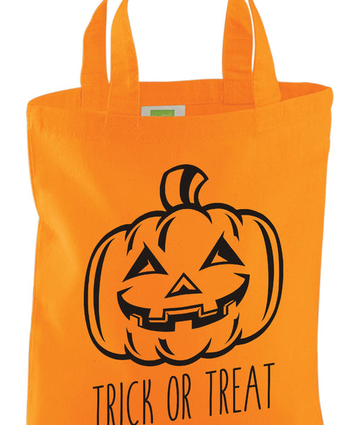Halloween Pumpkin Trick or Treat Mini Tote Bag