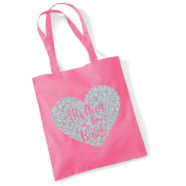 Mother of The Bride Tote Bag with Sparking Print