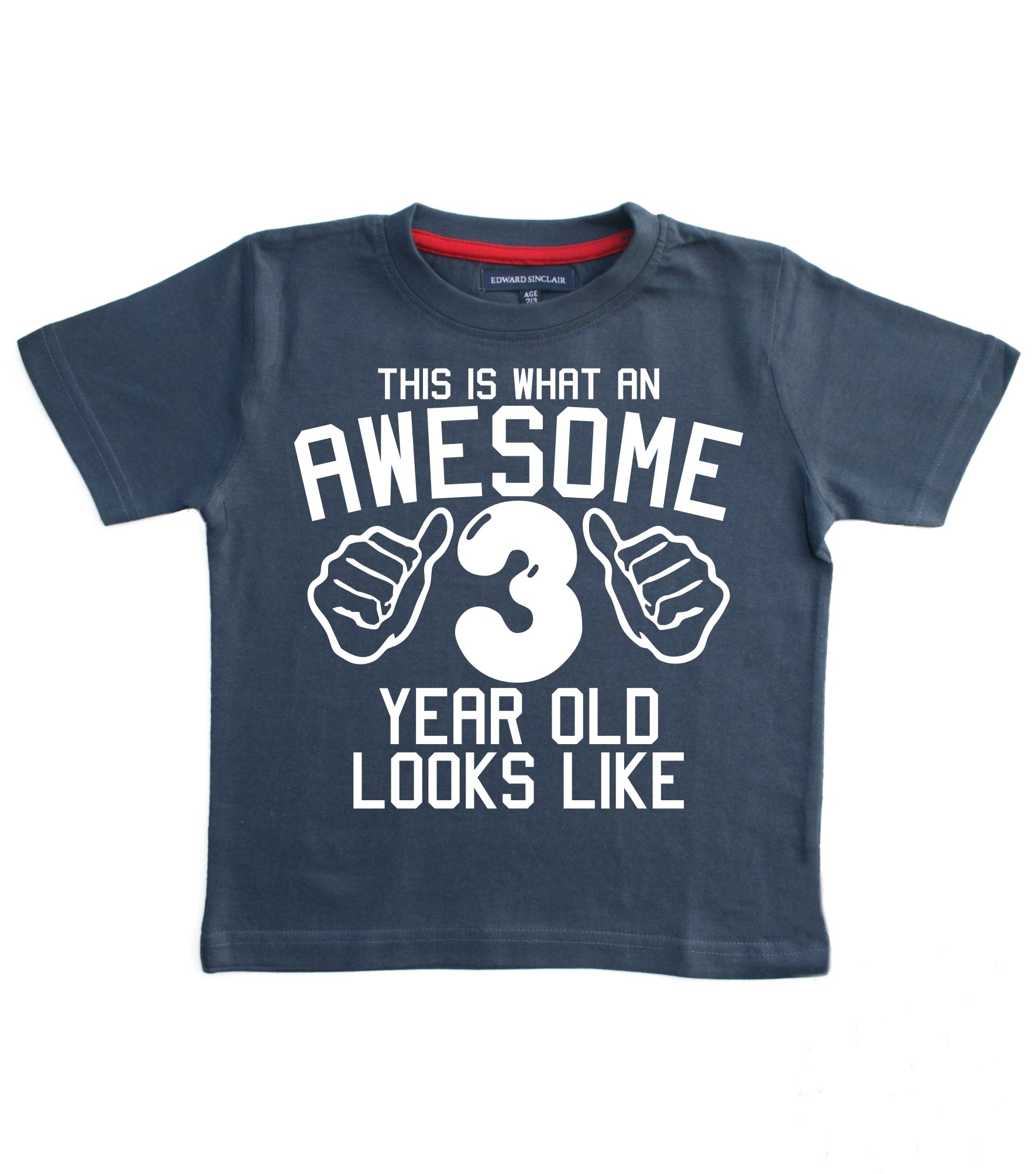 T-shirt pour enfant This What an Awesome 3 Year Old Looks Like 