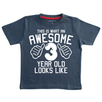 T-shirt pour enfant This What an Awesome 3 Year Old Looks Like 