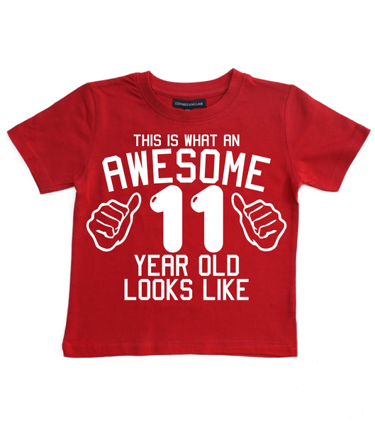 This is What An Awesome 11 Year Old Looks Like Children's T-Shirt
