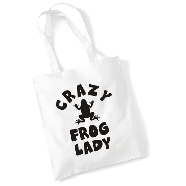 Crazy Frog Lady Tote Bag