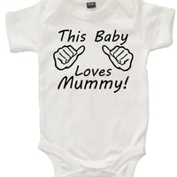 This Baby Love Mummy Baby Bodysuit