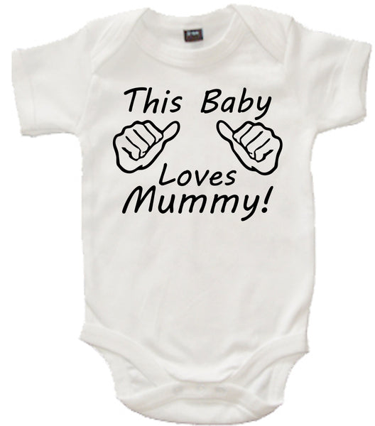 This Baby Love Mummy Baby Bodysuit