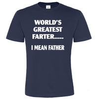 Le plus grand farter du monde bleu marine T-shirt unisexe 
