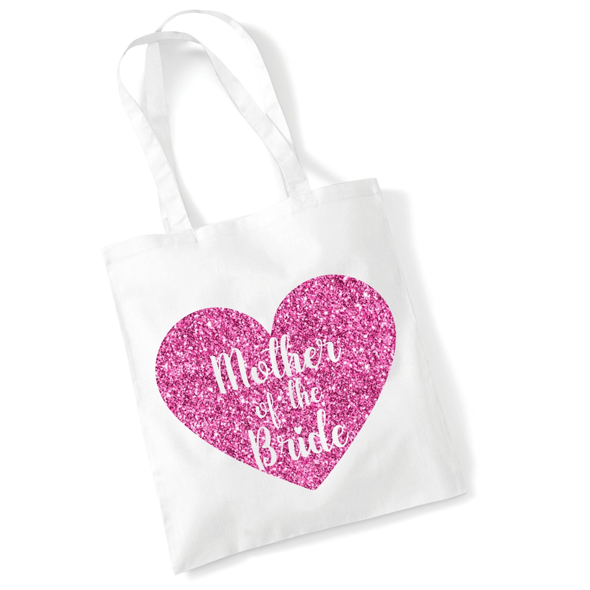 Mother of The Bride Tote Bag with Sparking Print