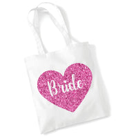 Bride Tote Bag in Sparkling Print