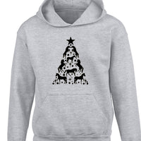 X'mas horse design hoodie