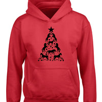 X'mas horse design hoodie