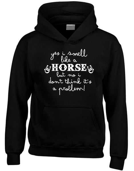 'Yes I Smell Like a Horse, But No I Don't Think It's a Problem!' Hoodie