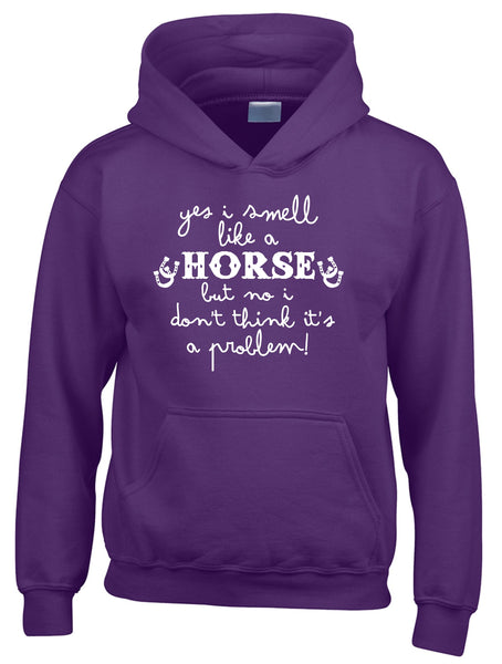 'Yes I Smell Like a Horse, But No I Don't Think It's a Problem!' Hoodie