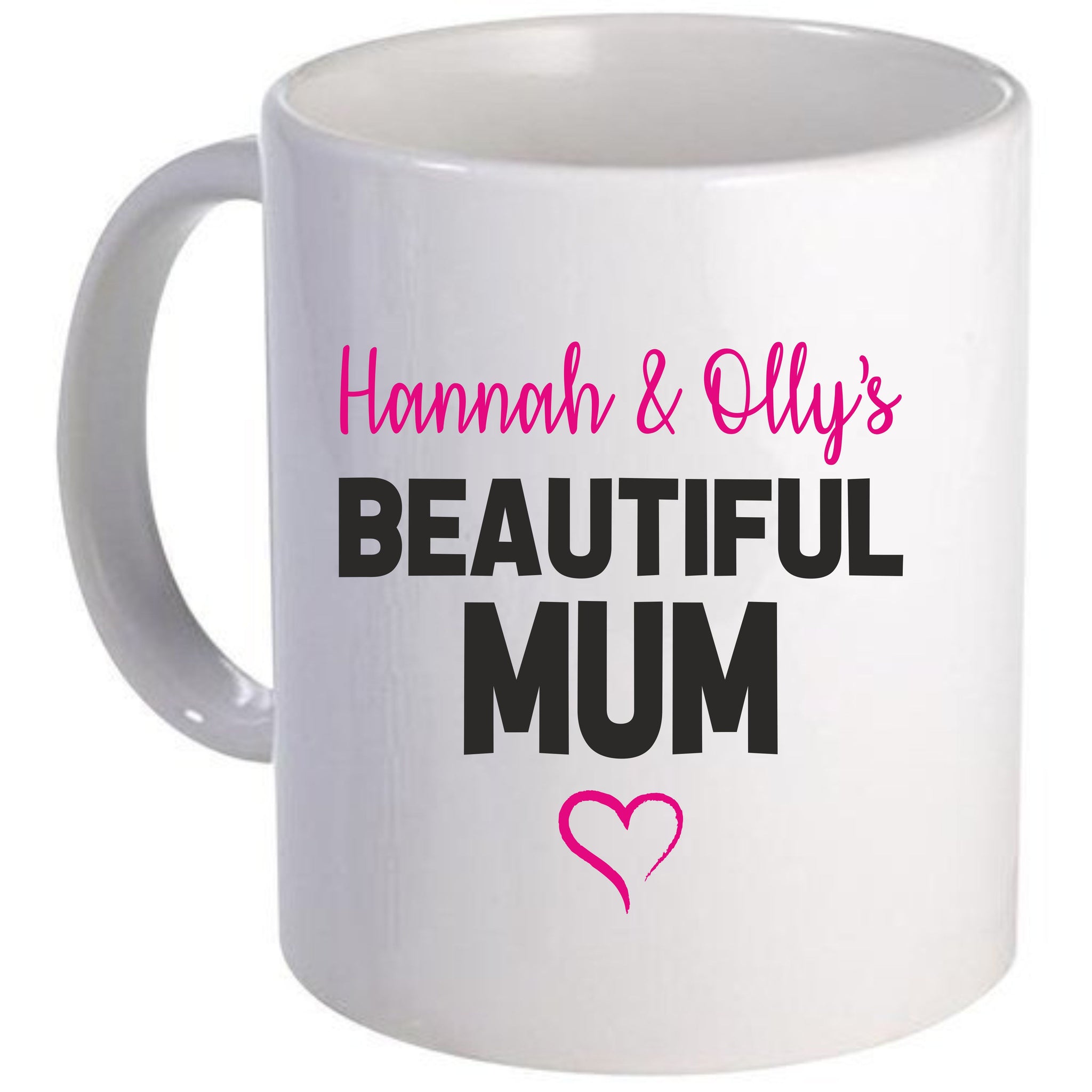 Personalised Beautiful Mum Mug