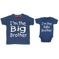 Je suis le t-shirt Big Brother et je suis l'ensemble de body Baby Brother 