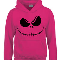 Visage squelette de Jack. Sweats à capuche d'Halloween pour enfants et adultes