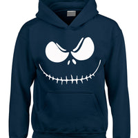 Visage squelette de Jack. Sweats à capuche d'Halloween pour enfants et adultes