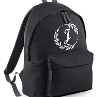 Personalised Initial in Wreath Backpack