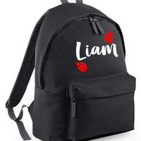 Personalised Ladybird Backpack