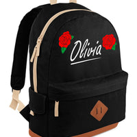 Personalised English Rose Heritage Backpack