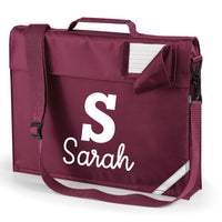 Personalised Initial with Name Book bag