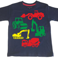 Navy Construction Children's T-Shirt