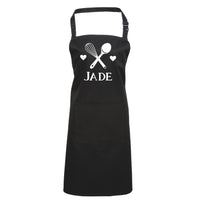 Tablier Cuillère Croisée &amp; Fouet Personnalisé 