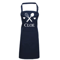 Tablier Cuillère Croisée &amp; Fouet Personnalisé 