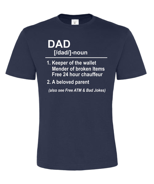 Définition de papa bleu marine T-shirt unisexe 
