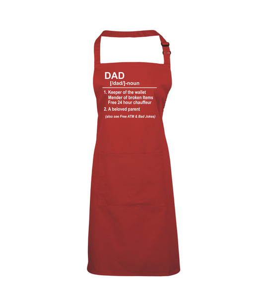 Tablier de définition de papa 