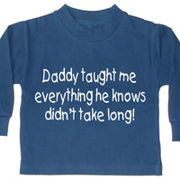 Daddy Taught me Everything he Knows Children's Sweatshirt