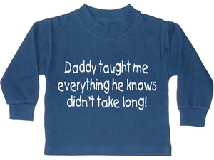 Daddy Taught me Everything he Knows Children's Sweatshirt