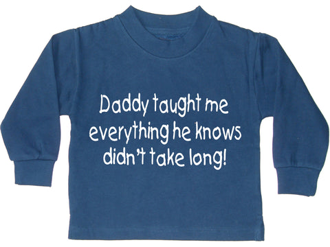 Papa m'a appris tout ce qu'il sait Sweatshirt pour enfant 