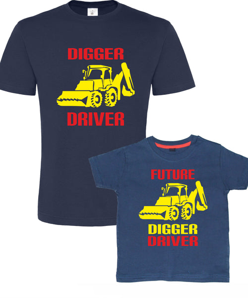 Ensemble de t-shirts Digger Driver et Future Digger Driver 