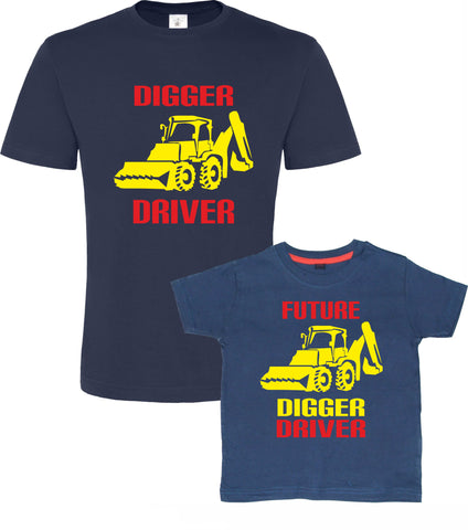 Ensemble de t-shirts Digger Driver et Future Digger Driver 