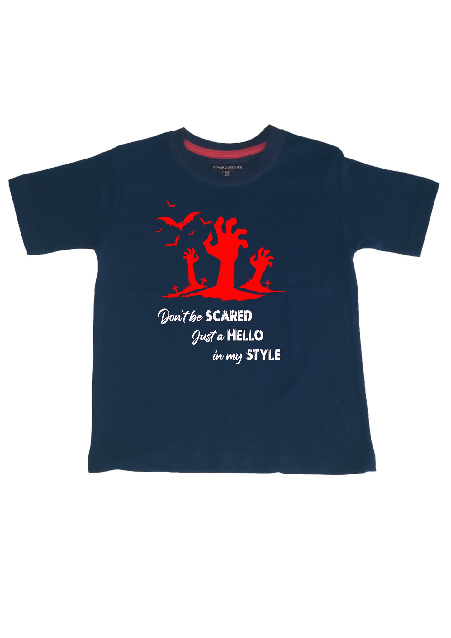 Don't be scared just a Hello in my style Halloween Children's T-Shirt