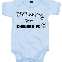 Dribbling For Chelsea Football Baby Bodysuit