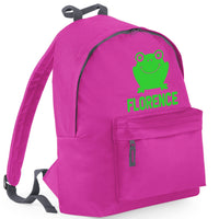Personalised Frog Backpack with Green Print