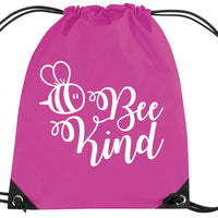 Bee Kind Drawstring Bag