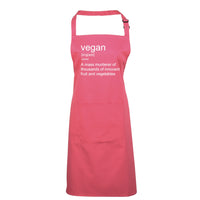 Vegan Definition Apron