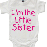 I'm The Little Sister Baby Bodysuit