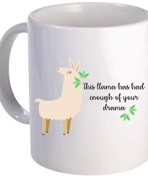 Ce lama en a assez de votre drame Mug