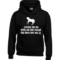 If You Can Read This Please Put Me Back On My Horse Hoodie