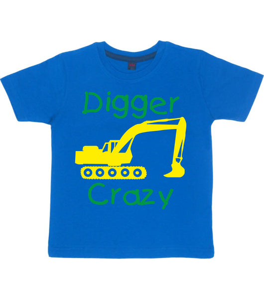 Digger Crazy Children's T-shirt