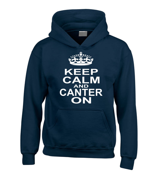 Gardez votre calme et galopez sur le sweat à capuche 