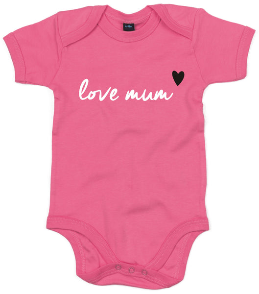 Love Mum Baby Bodysuit
