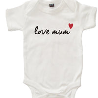 Body bébé maman d'amour 
