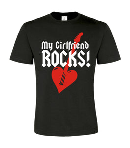 My Girlfriend Rocks! Mens T-shirt
