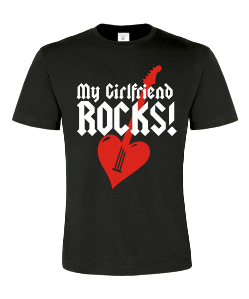 My Girlfriend Rocks! Mens T-shirt