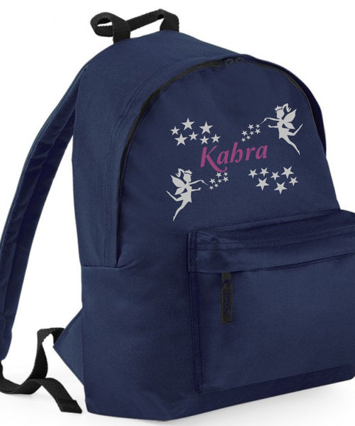 Personalised Fairy Backpack with Glitter Print