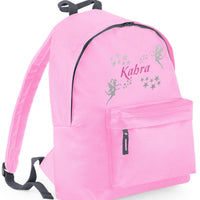 Sac à dos fée personnalisé avec imprimé scintillant 